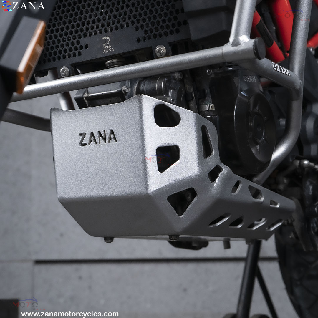 Zana- Bmw G310 Gs Aluminium Heavy Duty Sump Guard Silver